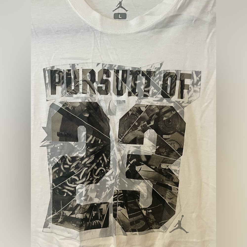 White Jordan T-Shirt - Picture 2 of 3